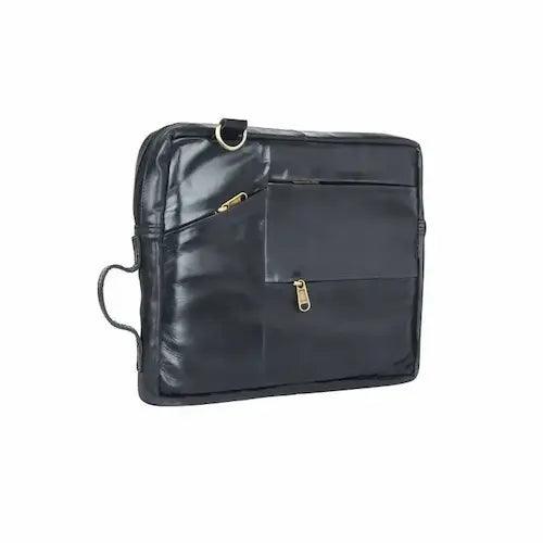 ARDAN Genuine Leather 14 Inch Laptop Bag for Men, Sleek Design (LV04B) Bag Color -Black - TGLC - The Genuine Leather Company™