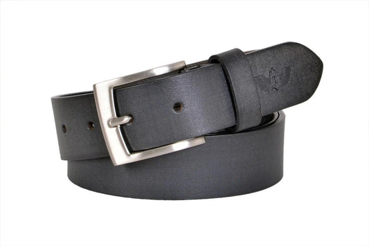 TLP Men's Genuine Leather Formal Belts(Colour-Black)(BELT-10001) TLP International